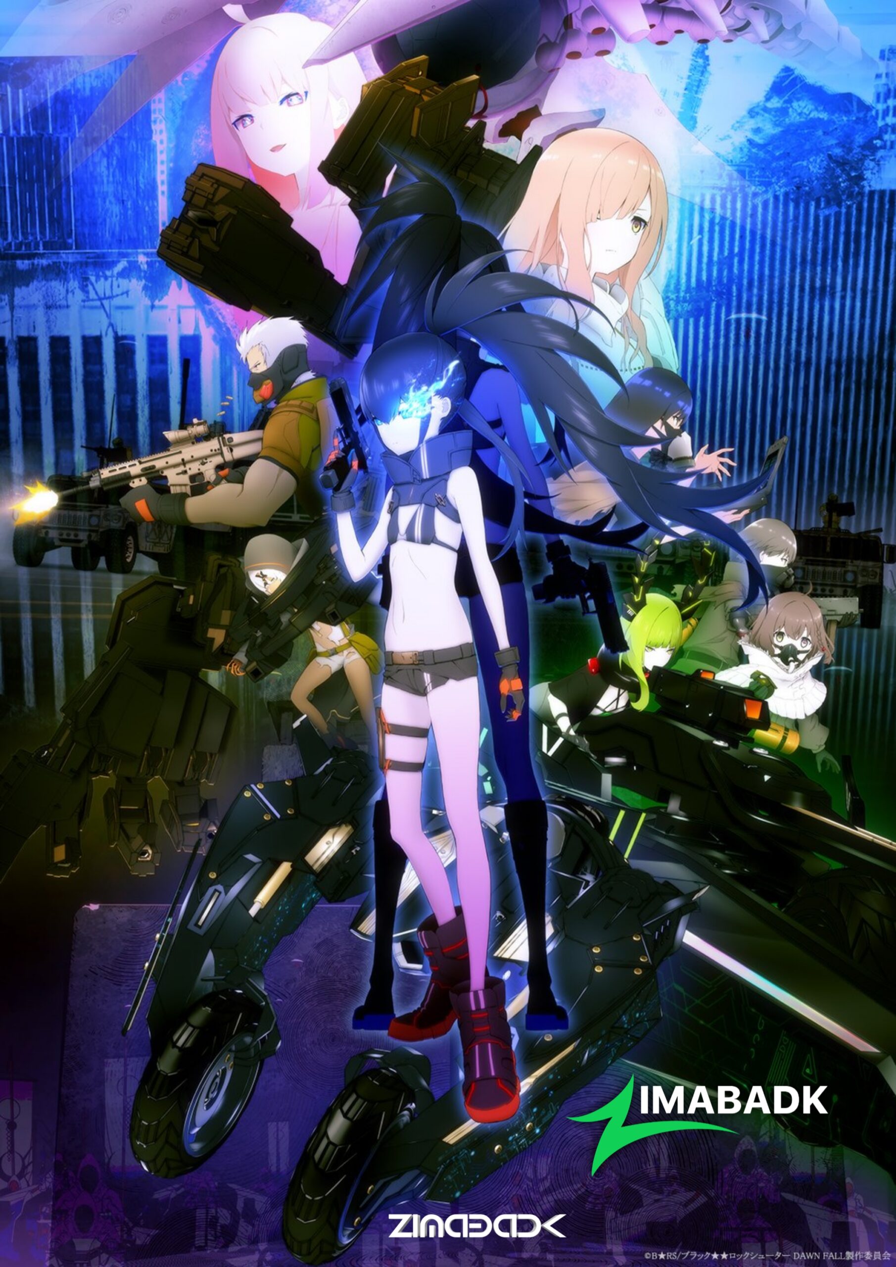 انمي Black★★Rock Shooter: DAWN FALL الحلقة 8